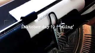 inktober day 19 | 'sling'