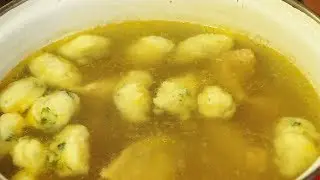 ЛЕГКИЙ КУРЯЧИЙ СУП З МАННИМИ ГАЛУШКАМИ. СМАЧНО!