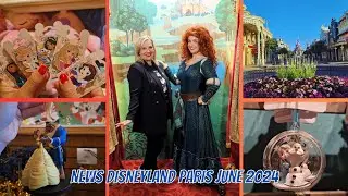 NEWS DISNEYLAND PARIS JUNE 2024 | MERCHANDISE, MERIDA, QUEEN OF HEARTS..