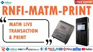 RNFI, ATM TRANSACTION BY RNFI AND THERMAL RECEIPT PRINT LIVE