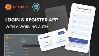 Login and Register App Using React and OneEntry Headless CMS