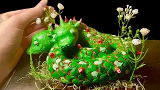 How I Made a Two Headed Snake (clay) (join me on this chaotic journey)