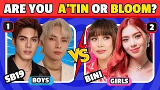 BINI против SB19: Ты BLOOM или A'TIN? 💙🤔🎶 СОХРАНИТЕ ОДНУ ПЕСНЮ ВИКТОРИНЫ