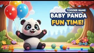 Baby Panda Fun Time 🐼🎵 | Cute Baby Animal Song for Kids