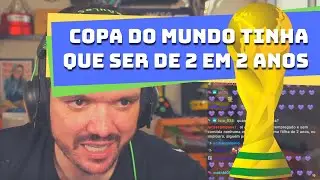 Gaules e streamers da Tribo discutem Copa do Mundo de 2 em 2 anos