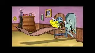 SPONGEBOB SQUAREPANTS AND SQUIDWARD TENTACLES FALLING DOWN STAIRS (PART 1)