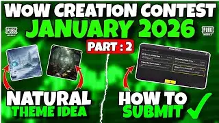 Natural Theme Ideas For JANUARY Creation Contest | How To Submit Process & New Changes Explained✅