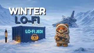 Snowy Night Lo-Fi Mix ❄️ Cozy Background Music for Work & Calm