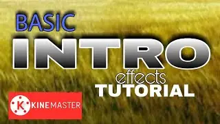 BASIC INTRO| KINEMASTER TUTORIAL