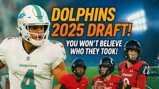 🚨 Miami Dolphins 2025 Mock Draft REVEAL &mdash; You Won&rsquo;t Believe Who We Took! 🐬🔥