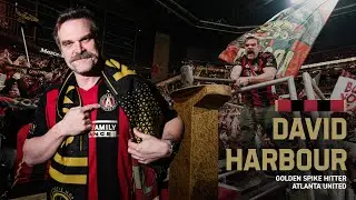 Actor David Harbour Hit the Golden Spike for Atlanta United's Home Opener