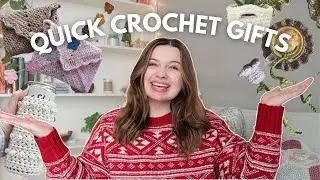 Идеи быстрых подарков крючком🎄 | 10 БЕСПЛАТНЫХ схем вязания крючком (практичных и простых)