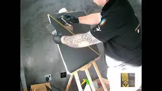 Venetian plastering with micro cement/monolith