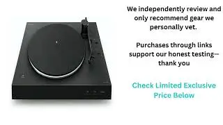 Sony PS-LX310BT Belt Drive Turntable Fully Automatic Wireless Vinyl Record Player Review