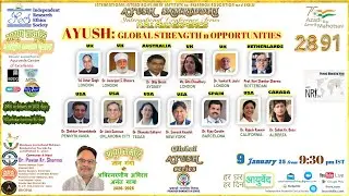 AYUSH: GLOBAL STRENGTH n OPPORTUNITIES  Pravasi Bharatiya Divas - NRI Day IRES AYUSH SAMRIDDHI 2891
