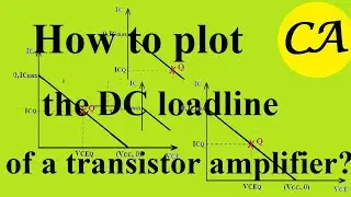 What is DC loadline for an amplifier? How to plot the DC load of an amplifier?