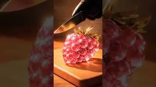 DEEP SLEEP ASMR GLASS FRUIT CUTTING SOUNDS 🍓🔪 #shorts #viralshorts #asmr #asmrfruitcutting