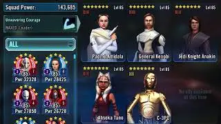 Padme Team DESTROYS DROIDS #swgoh #starwarsgalaxyofheroes #games