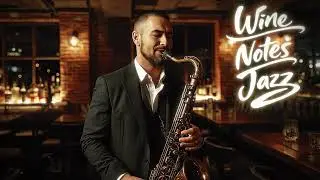Intimate Wine Bar Jazz: Relax with Soft Saxophone & Piano Melodies
