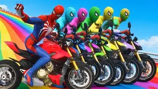 Spider-Man Rescue batman vs iron man vs venom funny Game GTA 5 superheros - Spider cool #26
