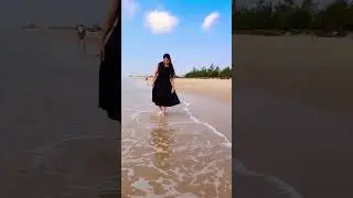 Beach love 🌊 #happyhamsa #ytshorts #actress -#serialactress