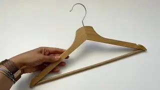 Amazing Idea with Wooden Clothes Hangers!