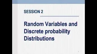 Final review, Discrete distributions (Probability and statistics )  part II