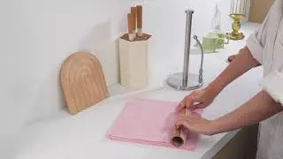 Amazon com  Fantasticlean Microfiber Cleaning Cloth Roll  75 Pack, Tear Away Towels, 12  x 12 , Reus