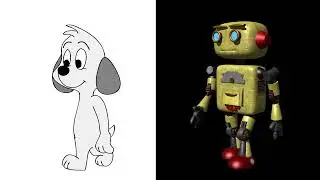 Hand Drawn Vs CGI: Animation Walk Cycles