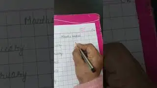 Maths : Months Name, Class - 1st