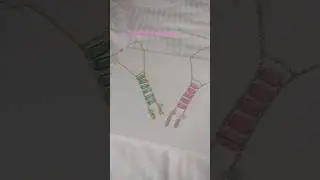 necklace tutorial on channel #handmade #diy #jewelrymaking #jewelrytutorial #necklacetutorial #diy