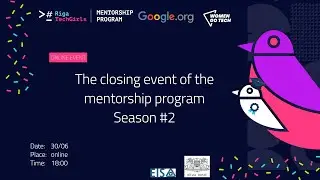The closing event of the Riga TechGirls mentorship program