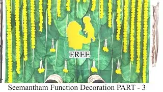 Seemantham Function Decoration Part-3,Baby Shower Function Decoration #babyshower #seemantham