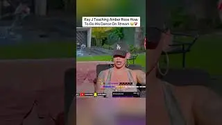 Ray J Teaches Amber Rose How to Dance on Twitch! 💃😂📺