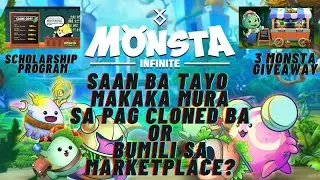 3 Monsta Giveaway I Cloning I Marketplace I Scholarship Program