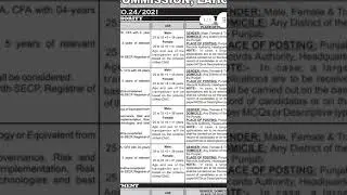 PPSC latest Jobs Advertisement 24/2021.