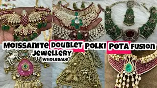High End Imitation Jewellery Wholesale Market in Delhi | Premium Celebrity Necklaces Wholesale Shop