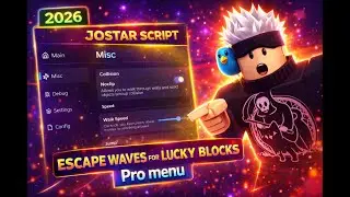 (✅NO KEY ✅)  🌊 Escape Waves For Lucky Blocks Script : Auto Farm, Find all Lucky Blocks & More