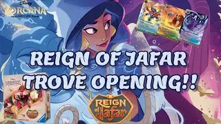 WILD FUN PULLS! DISNEY Lorcana REIGN OF JAFAR TROVE! OPENING!!! #unboxing #fun #tcg #enchanted