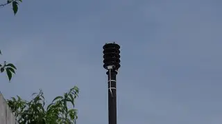防災行政無線チャイム　新潟県十日町市松代地域12時 「恋は水色」(全方位型LRADスピーカー)