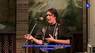 Carmen Carmona y Fernando Rodriguez #MALAGUEÑAS XXXVII Concurso Nacional de Cante #Flamenco Carmona