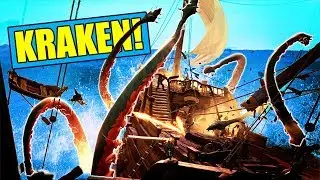 Sinking the Enemy... WITH THE KRAKEN!? [Sea of Thieves]