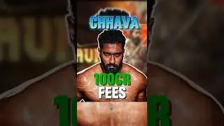 CHHAVA FILM STAR CAST FEES 🤯| #shorts #chhava