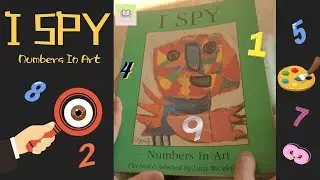 영어그림책: I SPY Numbers In Art by Lucy Micklethwait