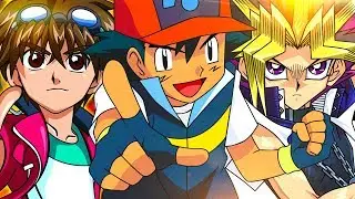 Ash (Pokémon) VS. Yugi (Yu-Gi-Oh) VS. Dan (Bakugan) | Duelo de Titãs Part. MB