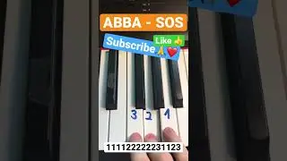 ABBA SOS #ludi_piano_music #piano #pianotutorial #music #pianocover #easypiano #abba