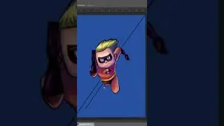 A CLIP FROM MY DASH FROM THE INCREDIBLES SPEED DRAWING #shorts | DROIDMONKEY