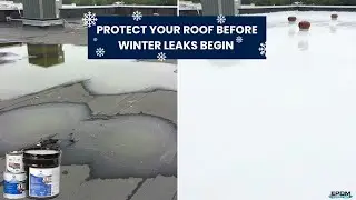 Liquid Butyl Rubber Roof Coating | Protect Your Roof Before Winter Leaks Begin!