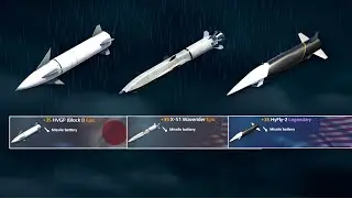 HyFly-2 vs HVGP (Block I) vs X-51 Waverider | Laser Guided Missile Comparison - Modern Warships