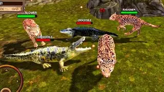 Furious Wild Leopard's V's Angry Crocodile's | Ultimate Leopard Simulator By Yamtar Simulator Games